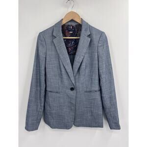 Tommy Hilfiger Blue Slim Fit Blazer Size 8 Classic Preppy